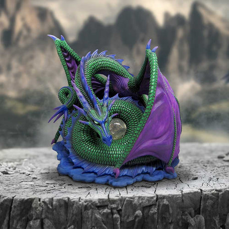Nephtali Elemental Dragon of Water Figurine by Derek W Frost 27cm: 1 - Figures & Collectables By Gift Moments