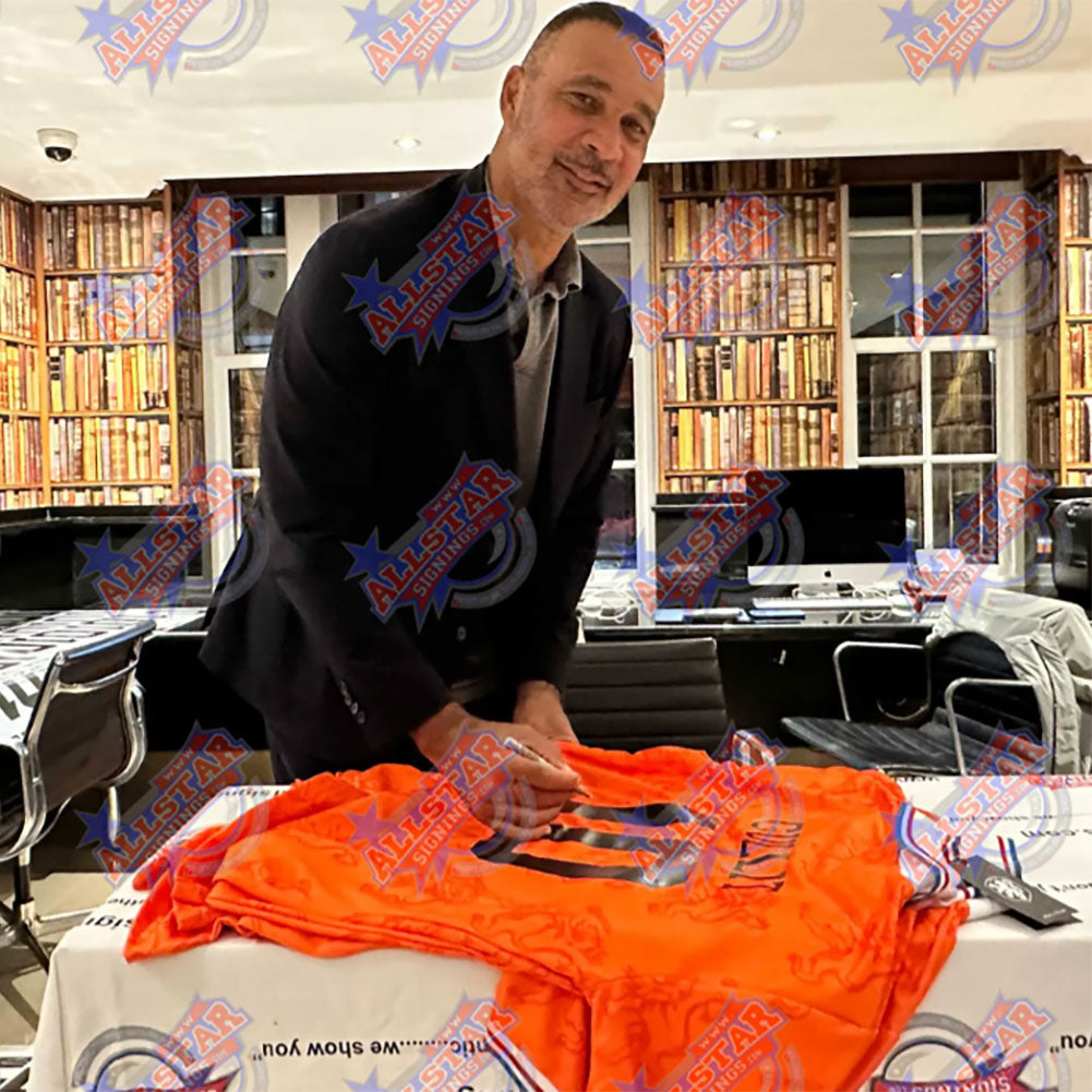 Netherlands Gullit 1994 Signed Shirt (Framed): 2 - Signed Memorabilia By Netherlands