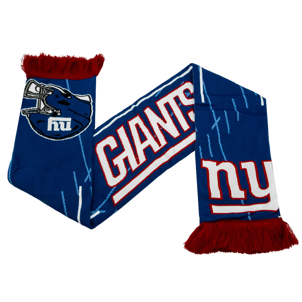New York Giants HD Jacquard Scarf: 2 Scarves By American Sports
