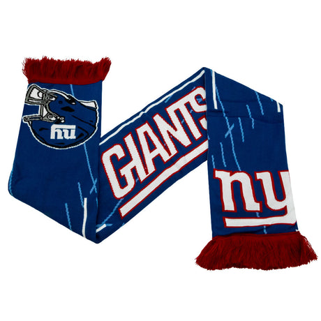 New York Giants HD Jacquard Scarf: 2 Scarves By American Sports
