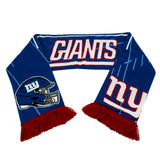 New York Giants HD Jacquard Scarf: 1 Scarves By American Sports