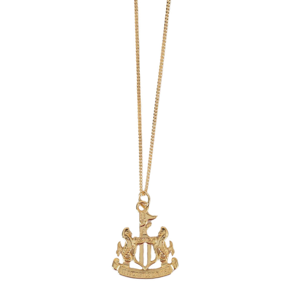 Newcastle United FC 18ct Gold Plated on Silver Pendant & Chain: 2 - Necklaces By Newcastle United
