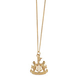 Newcastle United FC 18ct Gold Plated on Silver Pendant & Chain: 2 - Necklaces By Newcastle United