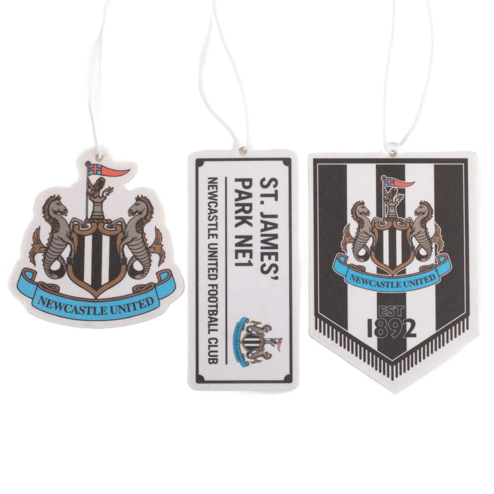 Newcastle United FC 3pk Air Freshener: 1 - Car Accessories By Newcastle United