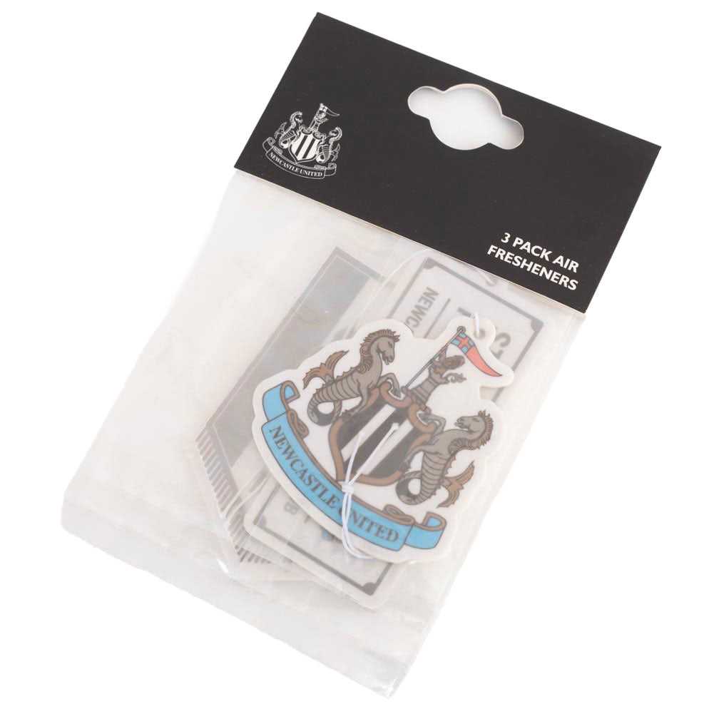 Newcastle United FC 3pk Air Freshener - Shop Car Accessories At Gift Moments - 3