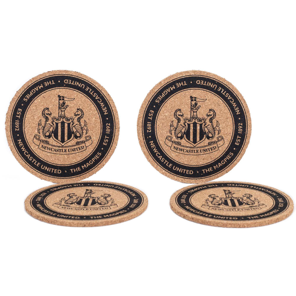 Newcastle United FC 4pk Coaster Set: 3 - Coasters By Newcastle United