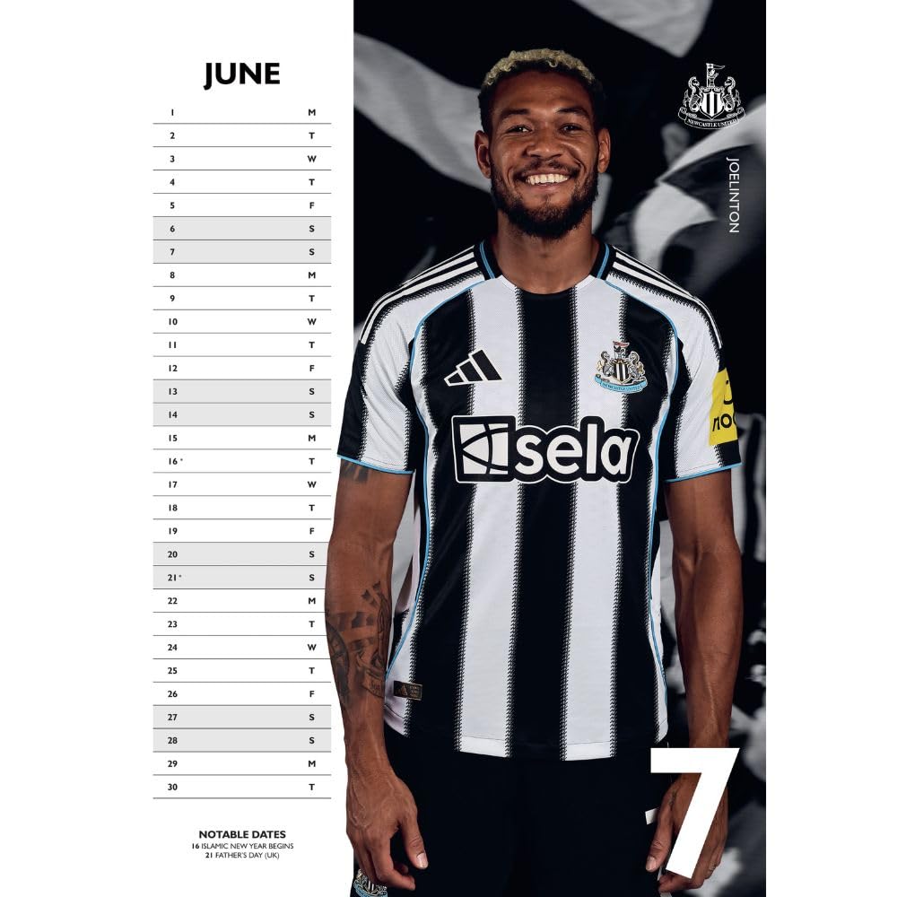 Newcastle United FC A3 Calendar 2026: 3 - Calendars By Newcastle United