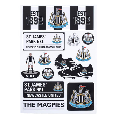 Newcastle United FC A4 Sticker Set: 1 Stickers By Newcastle United