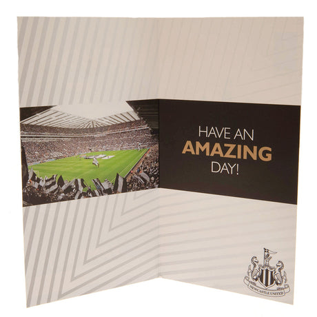 Newcastle United FC Personalised Birthday Card: 3 - Greeting Cards By Newcastle United