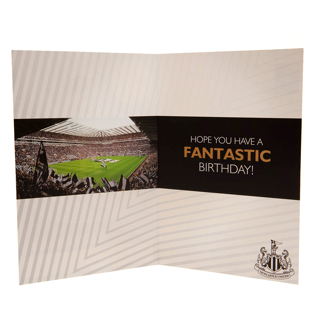 Newcastle United FC Birthday Card With Stickers: 3 - Greeting Cards By Newcastle United