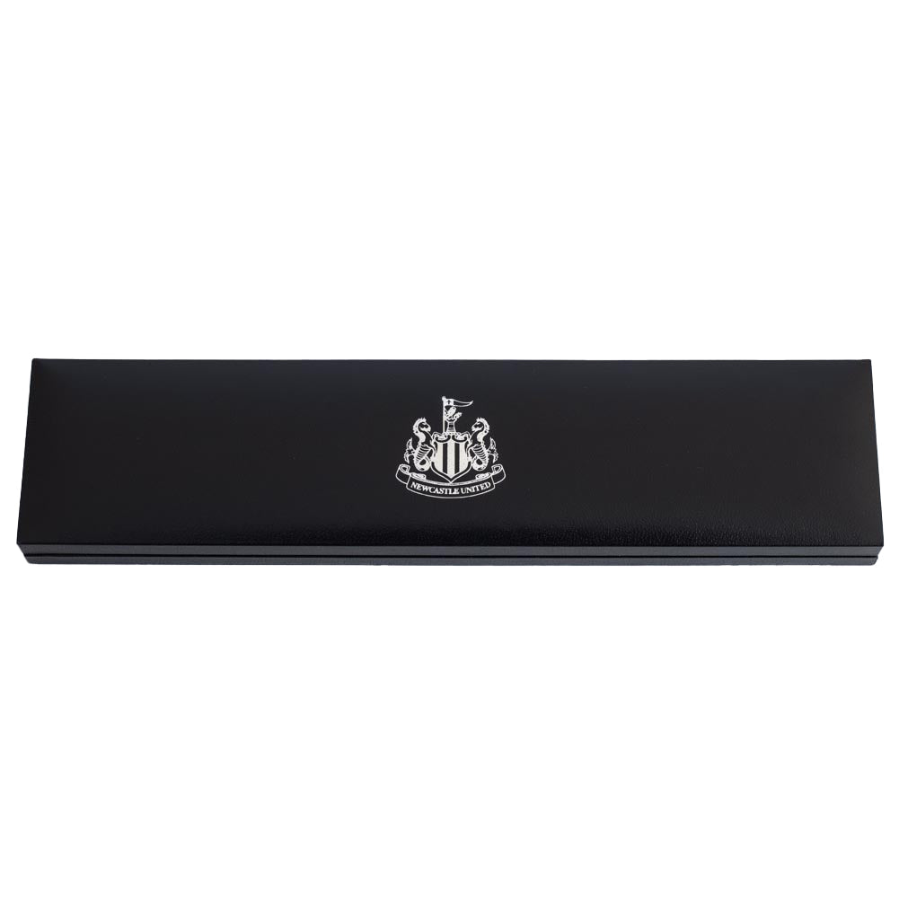 Newcastle United FC Black IP Leather Bracelet: 4 - Bracelets By Newcastle United
