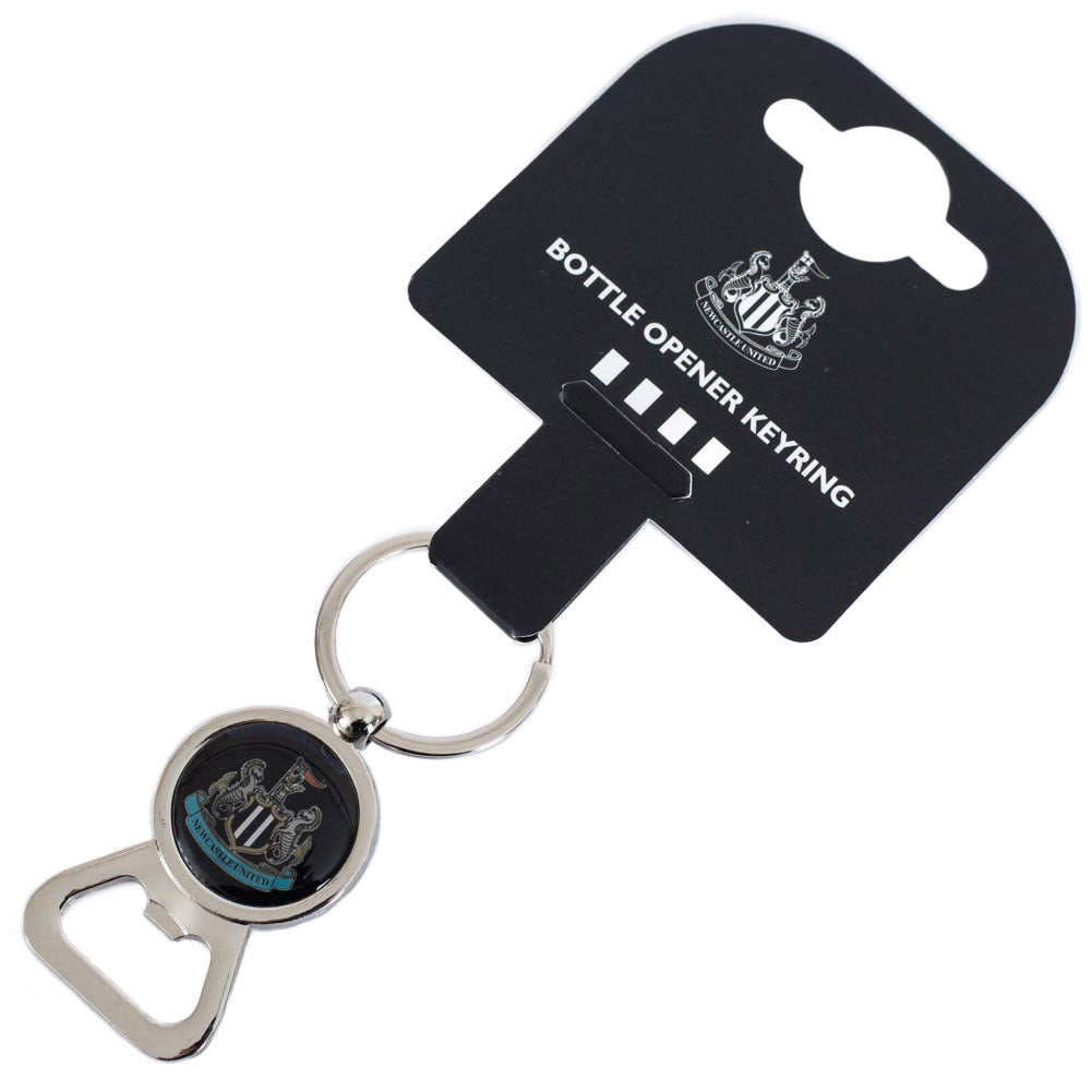 Newcastle United FC Bottle Opener Keyring: 3 Keyrings By Newcastle United