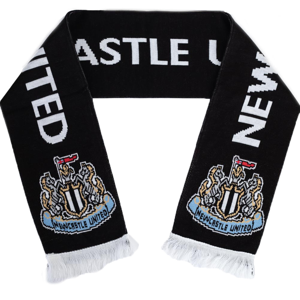 Newcastle United FC Crest Scarf: 1 - Scarves By Newcastle United