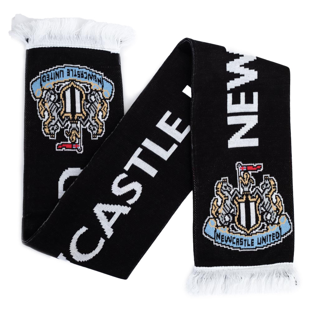 Newcastle United FC Crest Scarf: 2 Scarves By Newcastle United