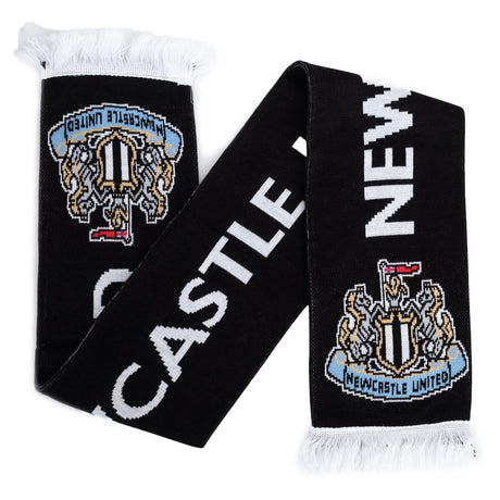 Newcastle United FC Crest Scarf: 2 Scarves By Newcastle United