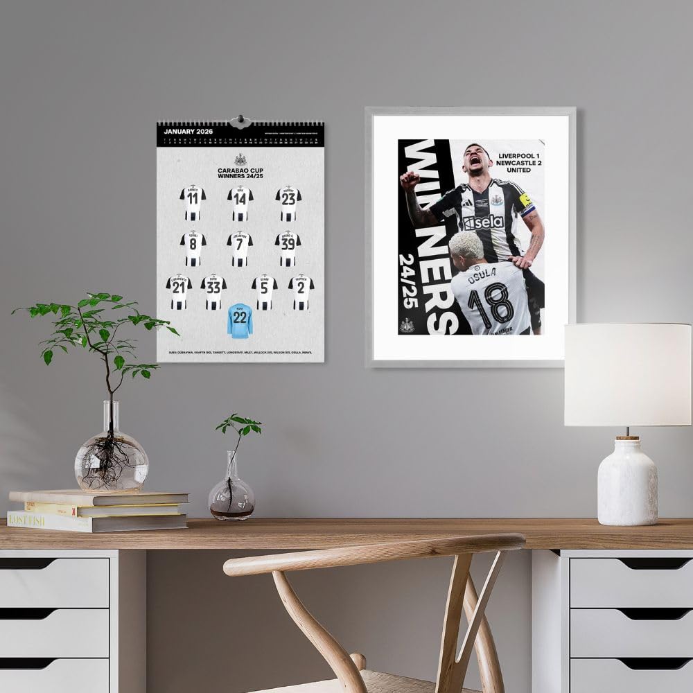 Newcastle United FC Deluxe Calendar 2026: 6 - Calendars By Newcastle United