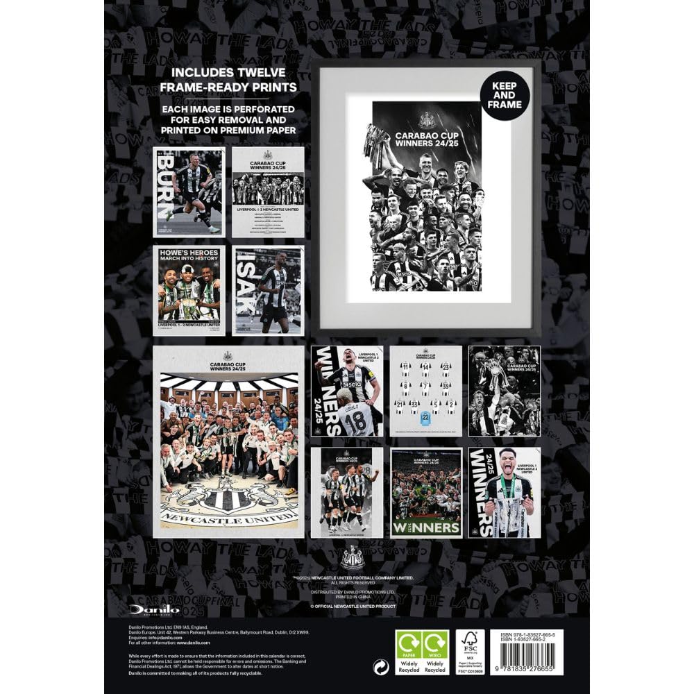 Newcastle United FC Deluxe Calendar 2026: 5 - Calendars By Newcastle United
