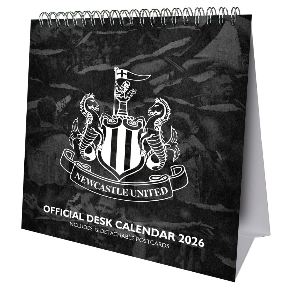 Newcastle United FC Desktop Calendar 2026: 1 - Calendars By Newcastle United