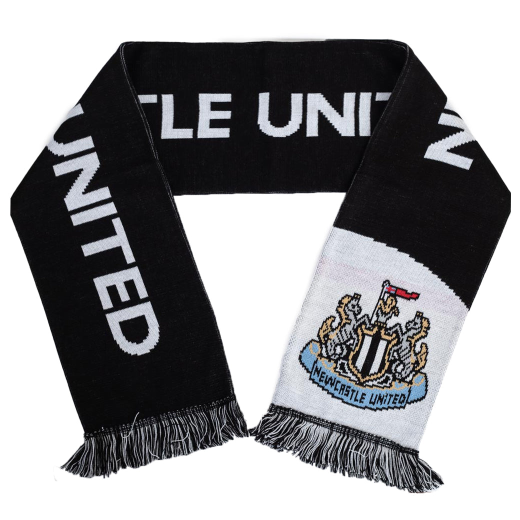 Newcastle United FC Diagonal Scarf: 1 - Scarves By Newcastle United