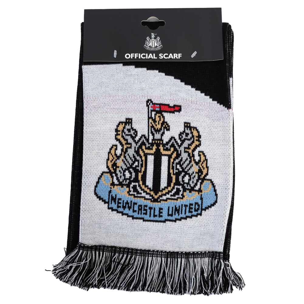 Newcastle United FC Diagonal Scarf: 4 - Scarves By Newcastle United