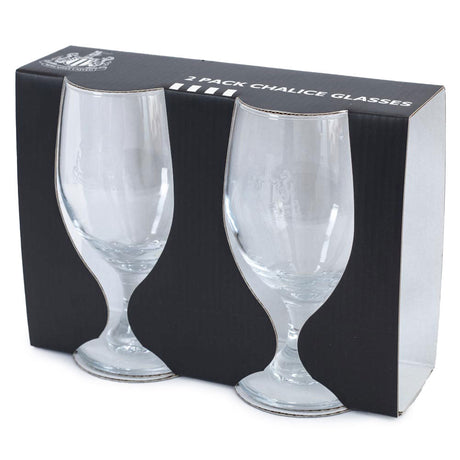 Newcastle United FC Chalice Glass Set: 3 - Glassware By Newcastle United