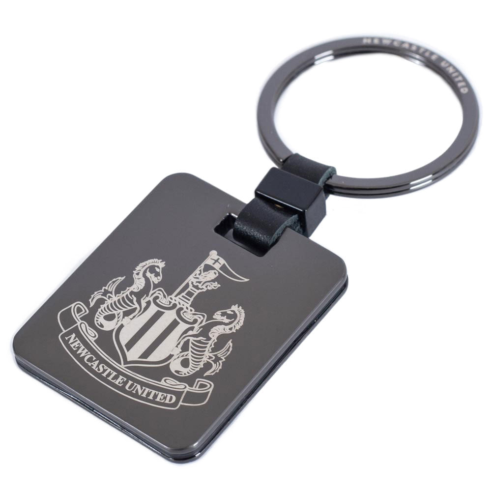 Newcastle United FC Galvanised Keyring: 3 Keyrings By Newcastle United