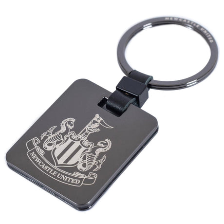 Newcastle United FC Galvanised Keyring: 3 Keyrings By Newcastle United