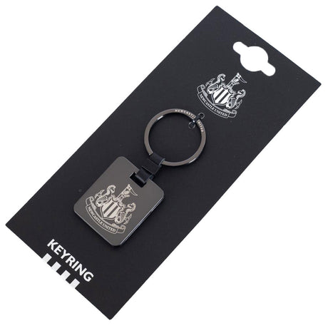 Newcastle United FC Galvanised Keyring: 4 Keyrings By Newcastle United