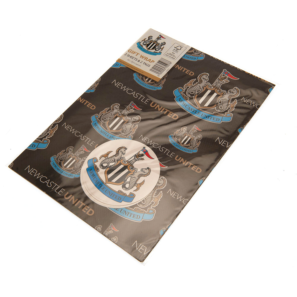 Newcastle United FC Text Gift Wrap: 4 - Gift Wrap & Bags By Newcastle United