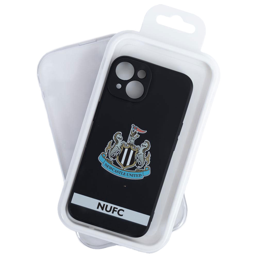 Newcastle United FC iPhone 15 Crest Silicone Case: 3 - Tech Accessories By Newcastle United