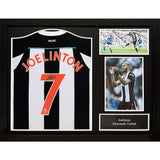 Newcastle United FC Joelinton Signed Shirt (Framed): 1 - Signed Memorabilia By Newcastle United