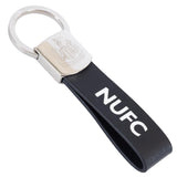 Newcastle United FC Leather Strap Keyring: 2 Keyrings By Newcastle United