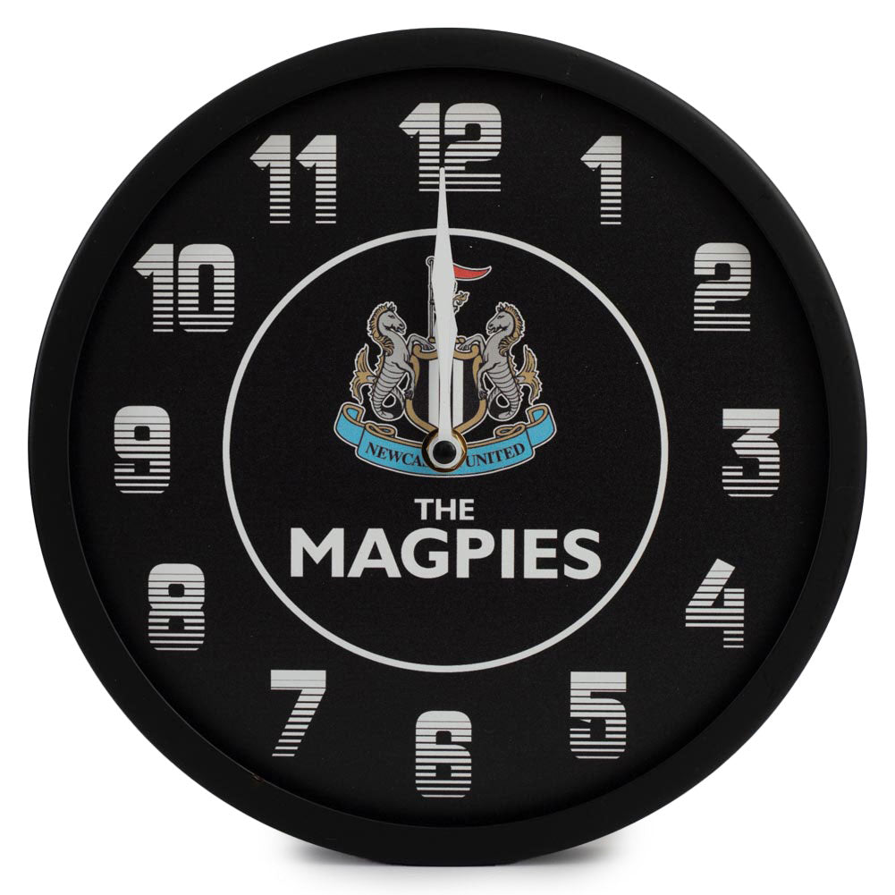 Newcastle United FC LED Magpies Wall Clock: 2 - Clocks By Newcastle United