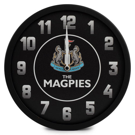 Newcastle United FC LED Magpies Wall Clock: 2 Clocks By Newcastle United