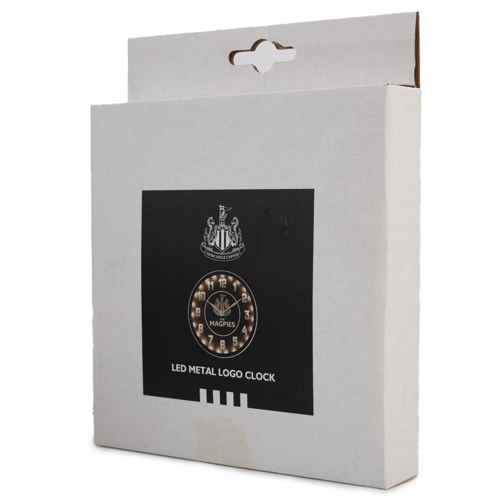 Newcastle United FC LED Magpies Wall Clock: 4 - Clocks By Newcastle United