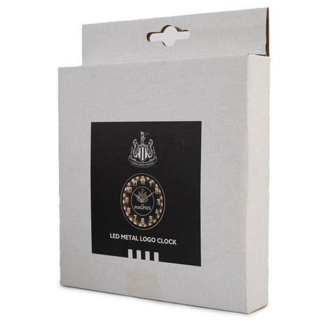 Newcastle United FC LED Magpies Wall Clock: 4 Clocks By Newcastle United