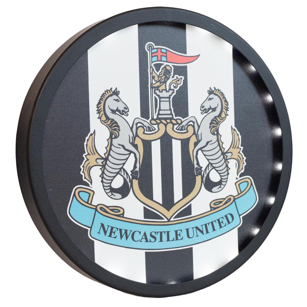 Newcastle United FC Metal LED Logo Sign: 3 - Signs & Plaques By Newcastle United