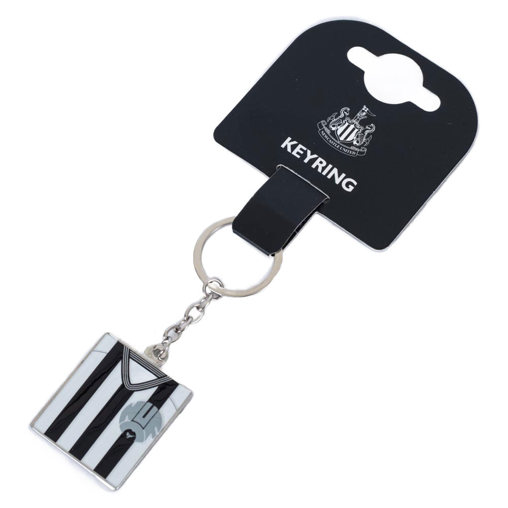 Newcastle United FC Retro Shirt Keyring: 3 - Keyrings By Newcastle United