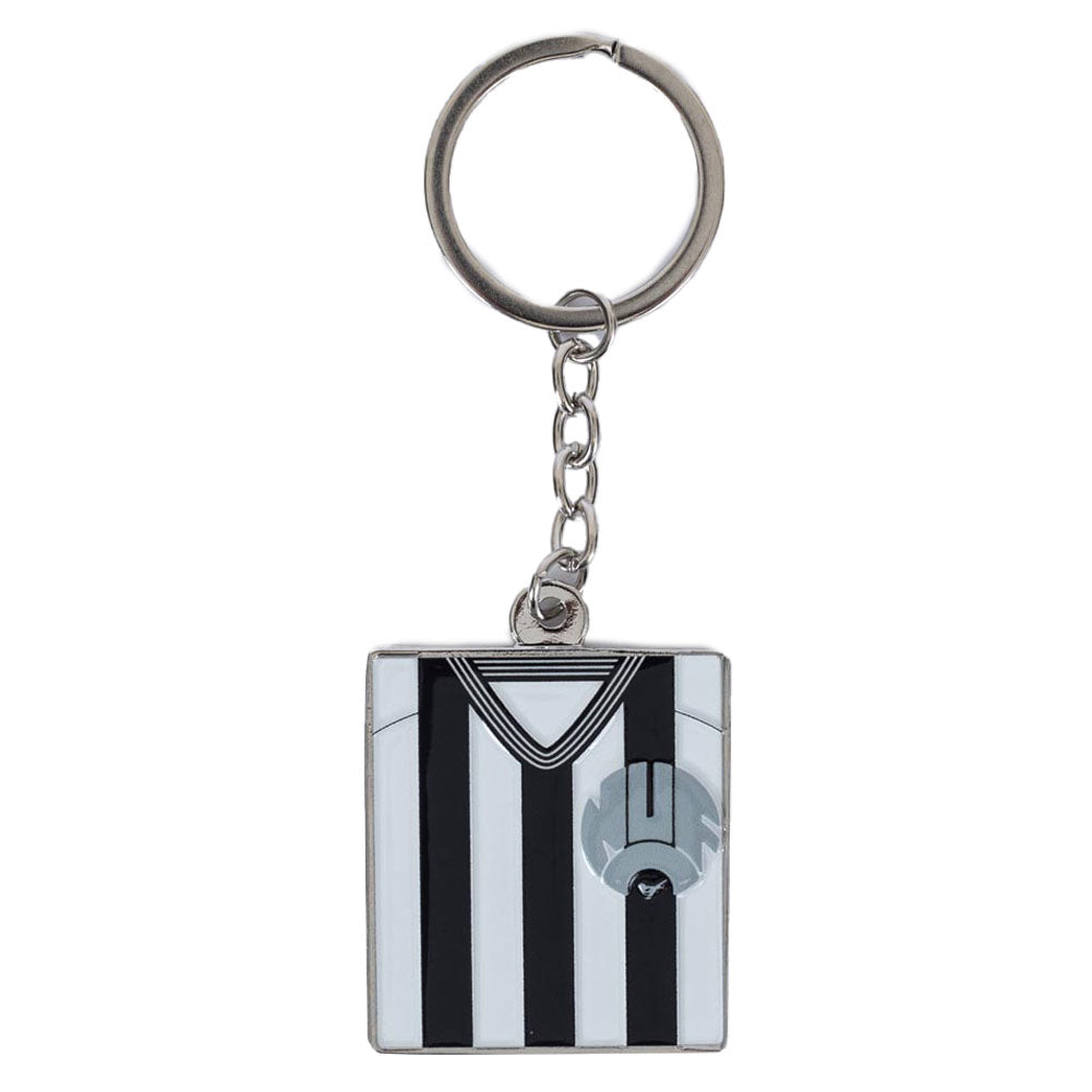 Newcastle United FC Retro Shirt Keyring: 1 - Keyrings By Newcastle United