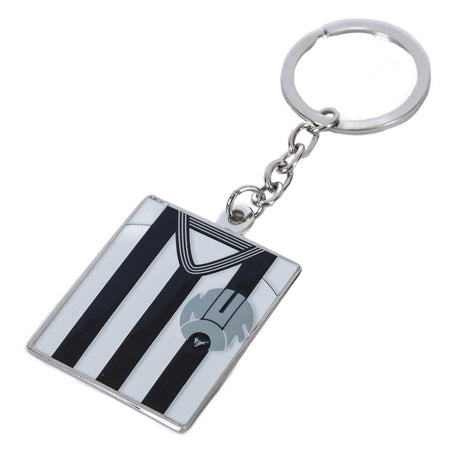 Newcastle United FC Retro Shirt Keyring: 2 - Keyrings By Newcastle United