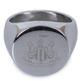 Newcastle United FC Round Signet Ring Medium: 2 - Small - Jewellery By Newcastle United