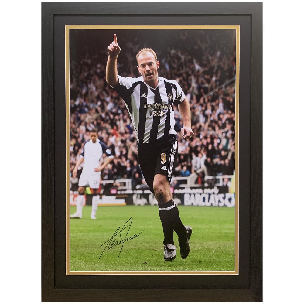 Newcastle United FC Shearer Signed Framed Print: 1 - Signed Memorabilia By Newcastle United