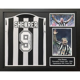 Alan Shearer Signed Framed Shirt - Newcastle United: 1 - Signed Memorabilia By Newcastle United