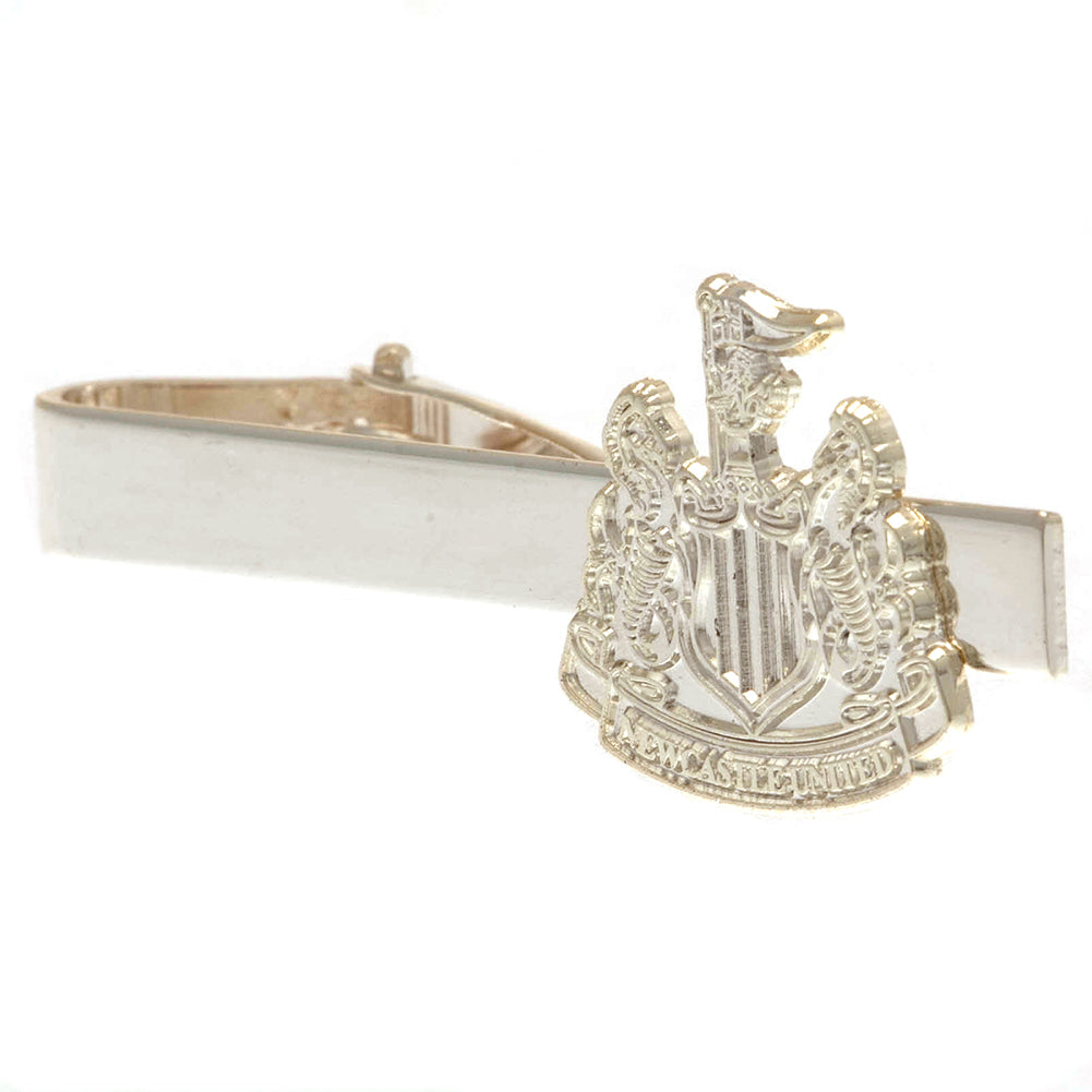 Newcastle United FC Silver Plated Tie Slide - Shop Cufflinks & Tie Slides At Gift Moments - 2