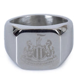 Newcastle United FC Square Signet Ring Large: 2 - Small - Jewellery By Newcastle United