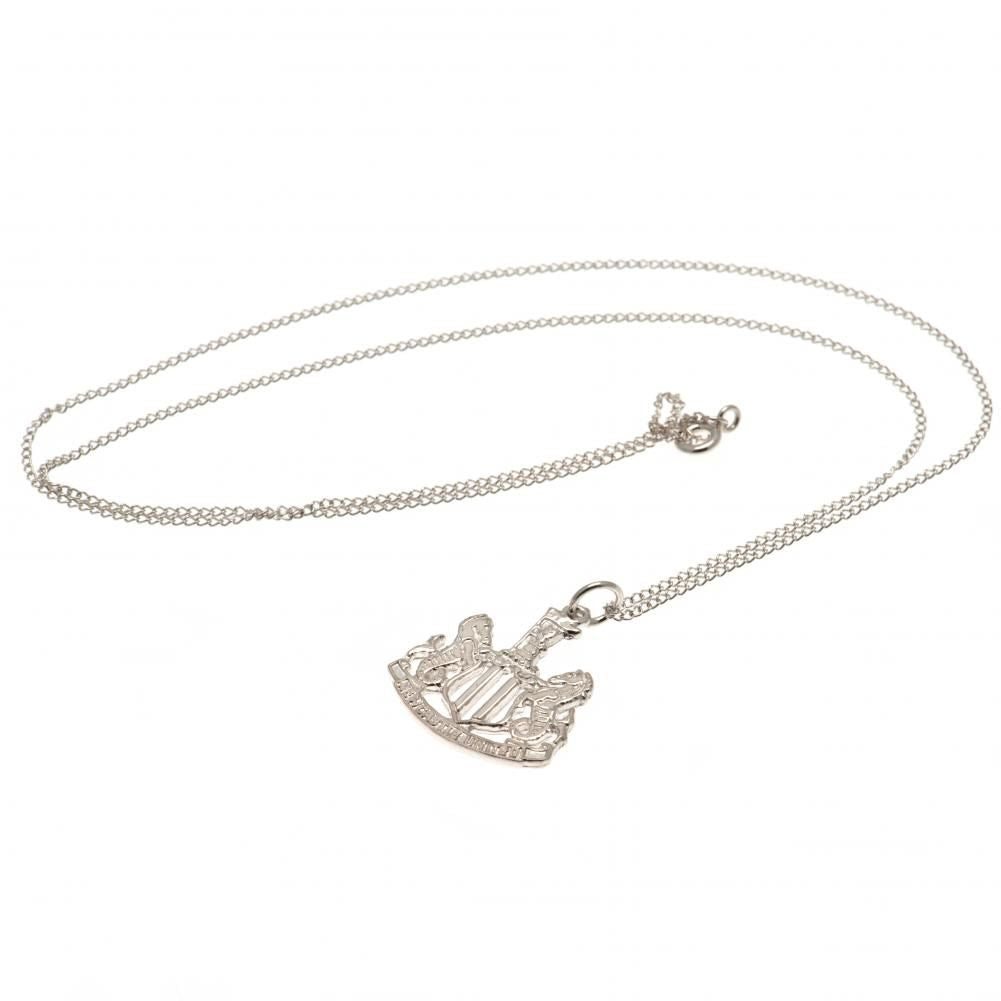 Newcastle United FC Sterling Silver Pendant & Chain: 3 - Necklaces By Newcastle United