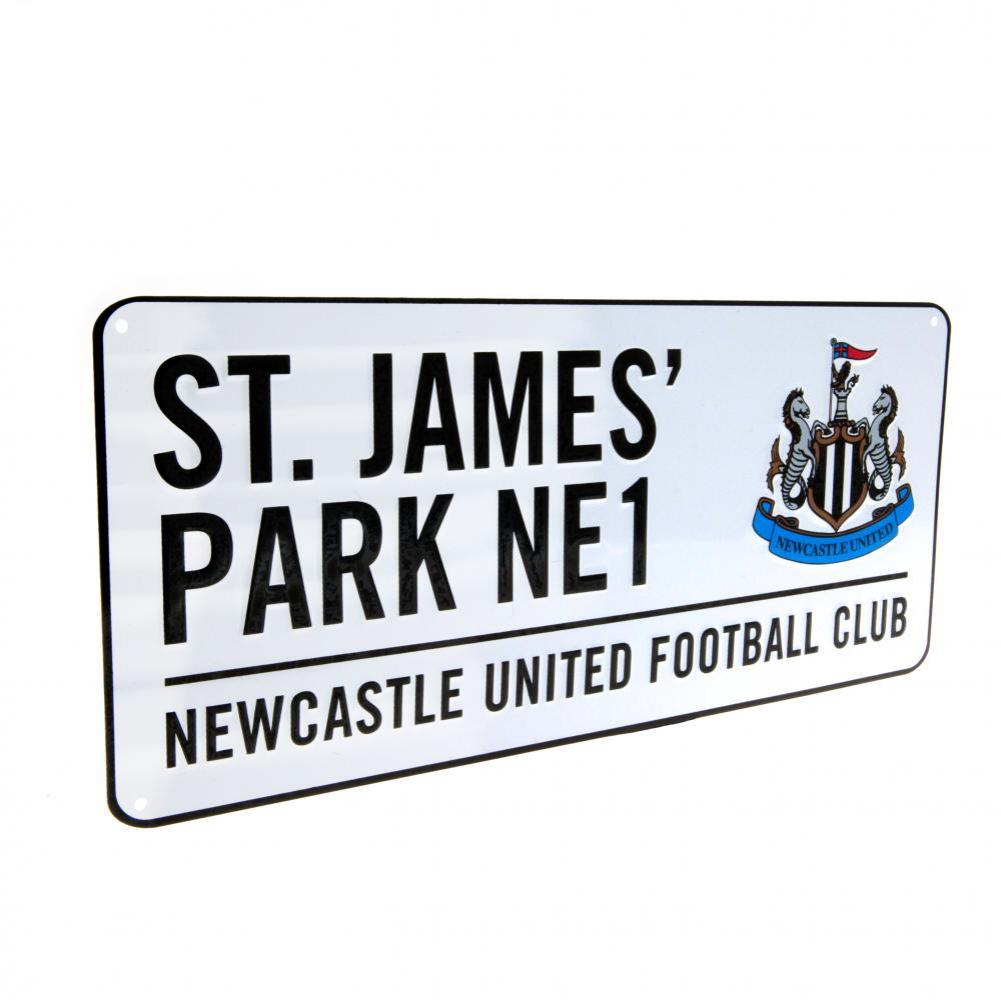 Newcastle United FC Large Crest Street Sign - Shop Signs & Plaques At Gift Moments - 2
