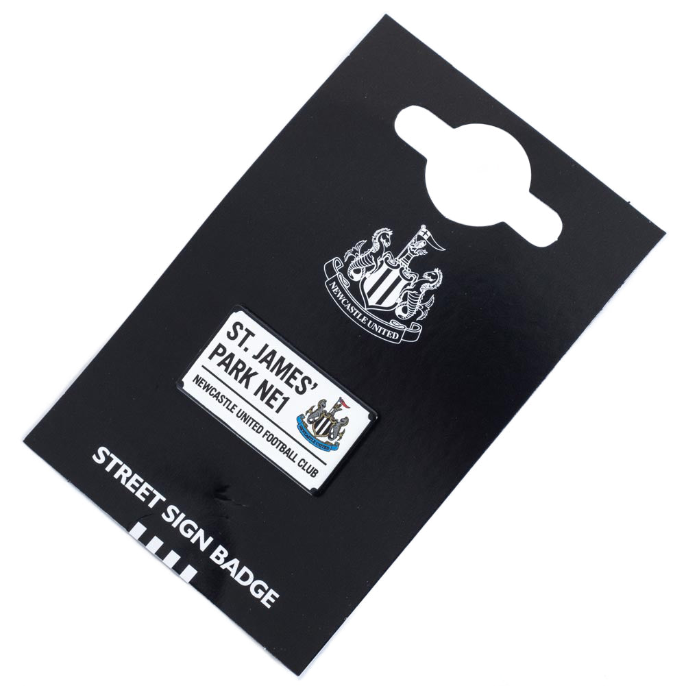Newcastle United FC Street Sign Badge: 4 Badges By Newcastle United
