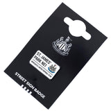 Newcastle United FC Street Sign Badge: 4 Badges By Newcastle United