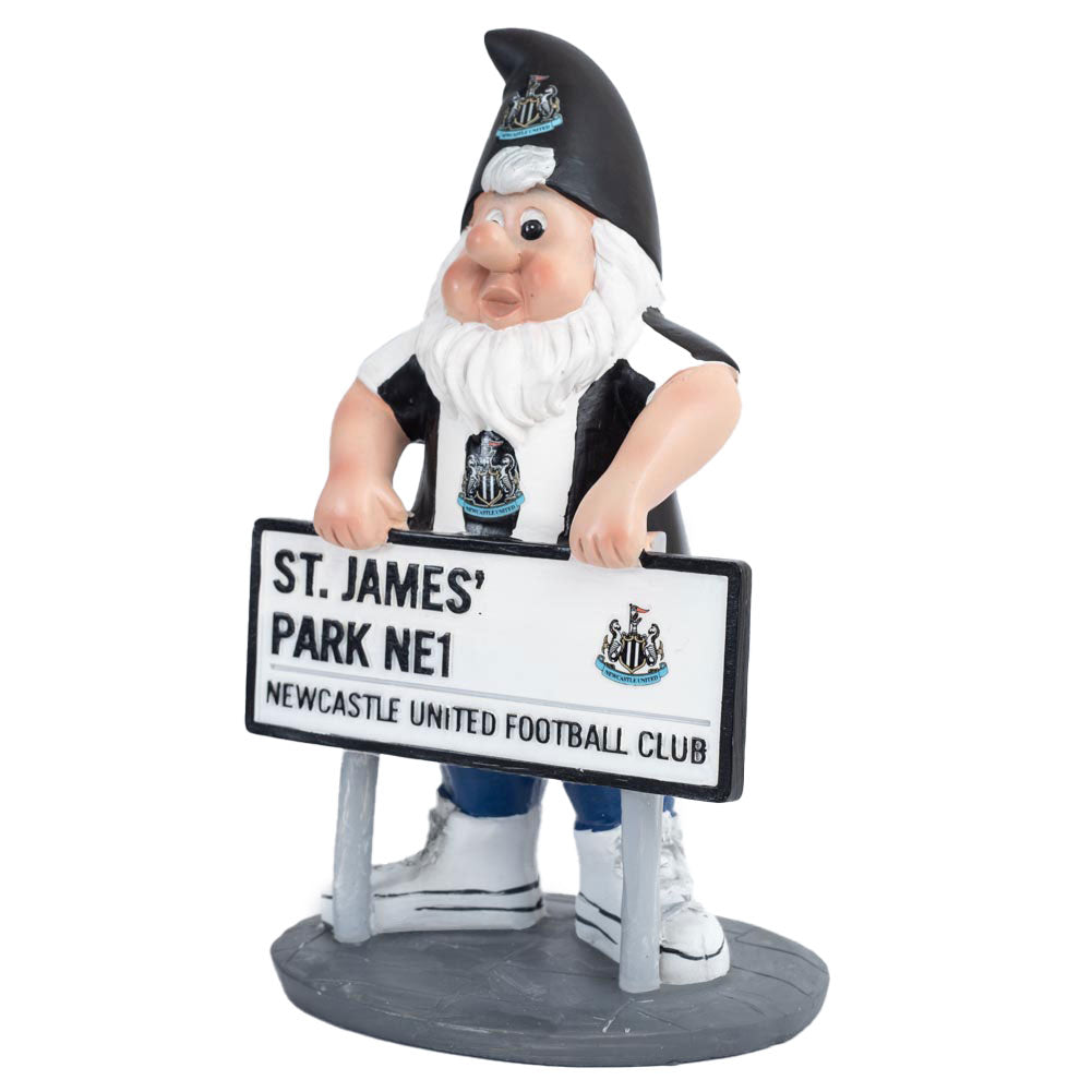 Newcastle United FC Street Sign Gnome - Shop Ornaments At Gift Moments - 1